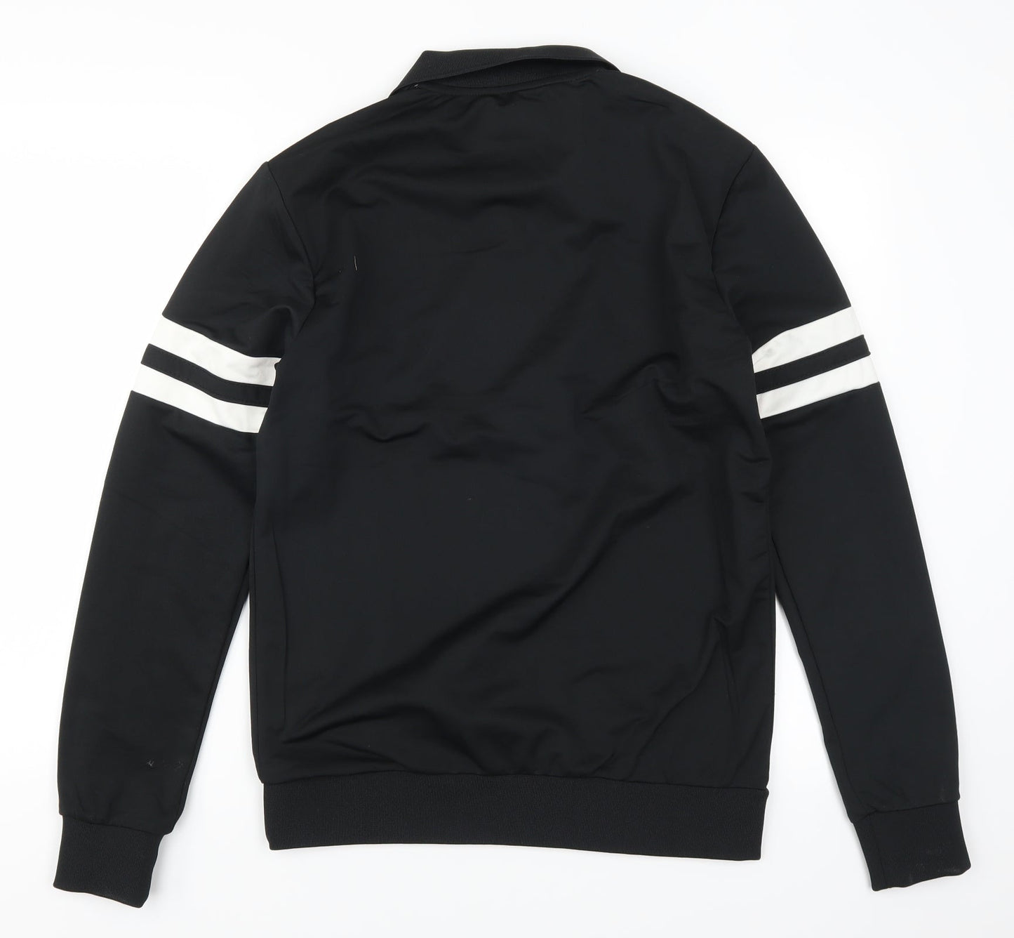HIIT Mens Black Striped  Pullover Sweatshirt Size S