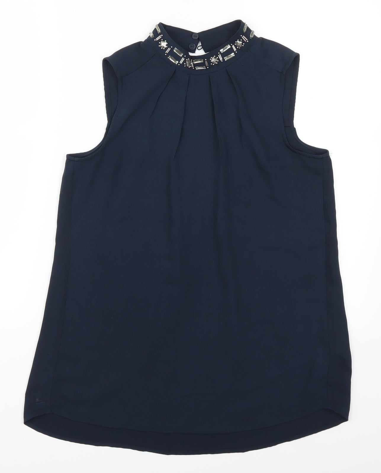 H&M Womens Blue   Basic Tank Size 8