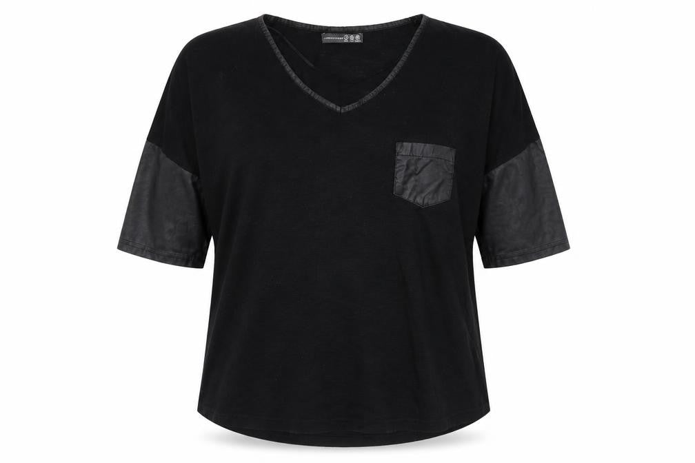Atmosphere Womens Black   Basic T-Shirt Size 12