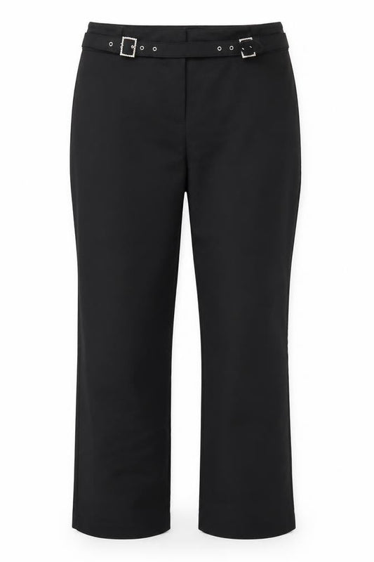 Preworn Womens Black   Trousers  Size 30 in L24 in