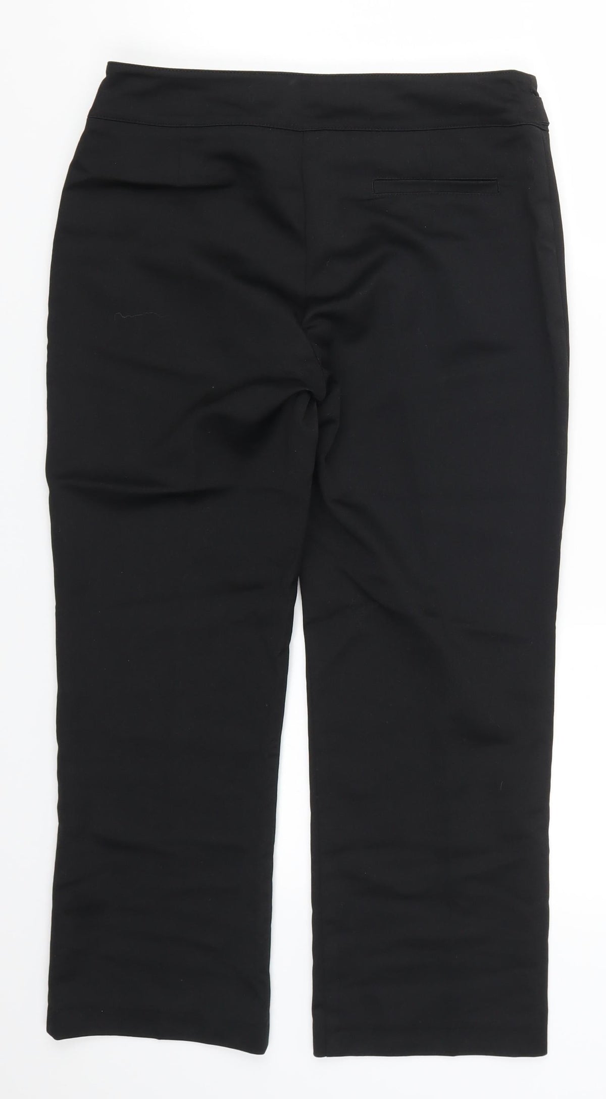 Preworn Womens Black   Trousers  Size 30 in L24 in