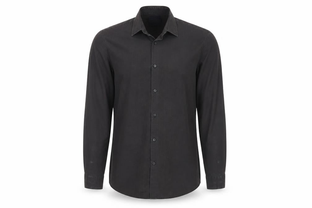F&F Mens Grey    Button-Up Size 15.5