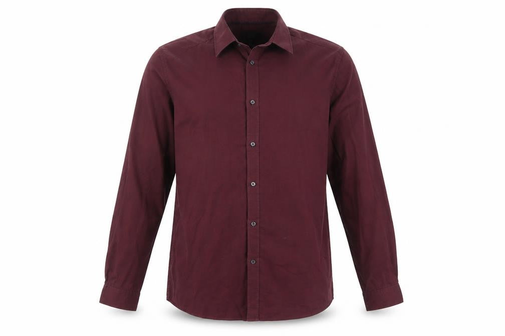 F&F Mens Purple    Button-Up Size 15.5