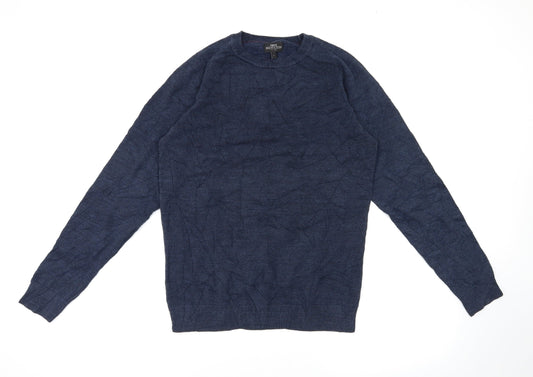 next  Mens Blue   Pullover Sweatshirt Size S