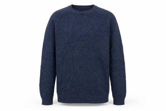 Front view of Next men’s blue pullover sweatshirt, size S