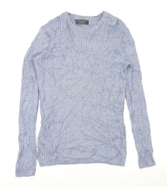 Primark Womens Blue   Pullover Jumper Size M
