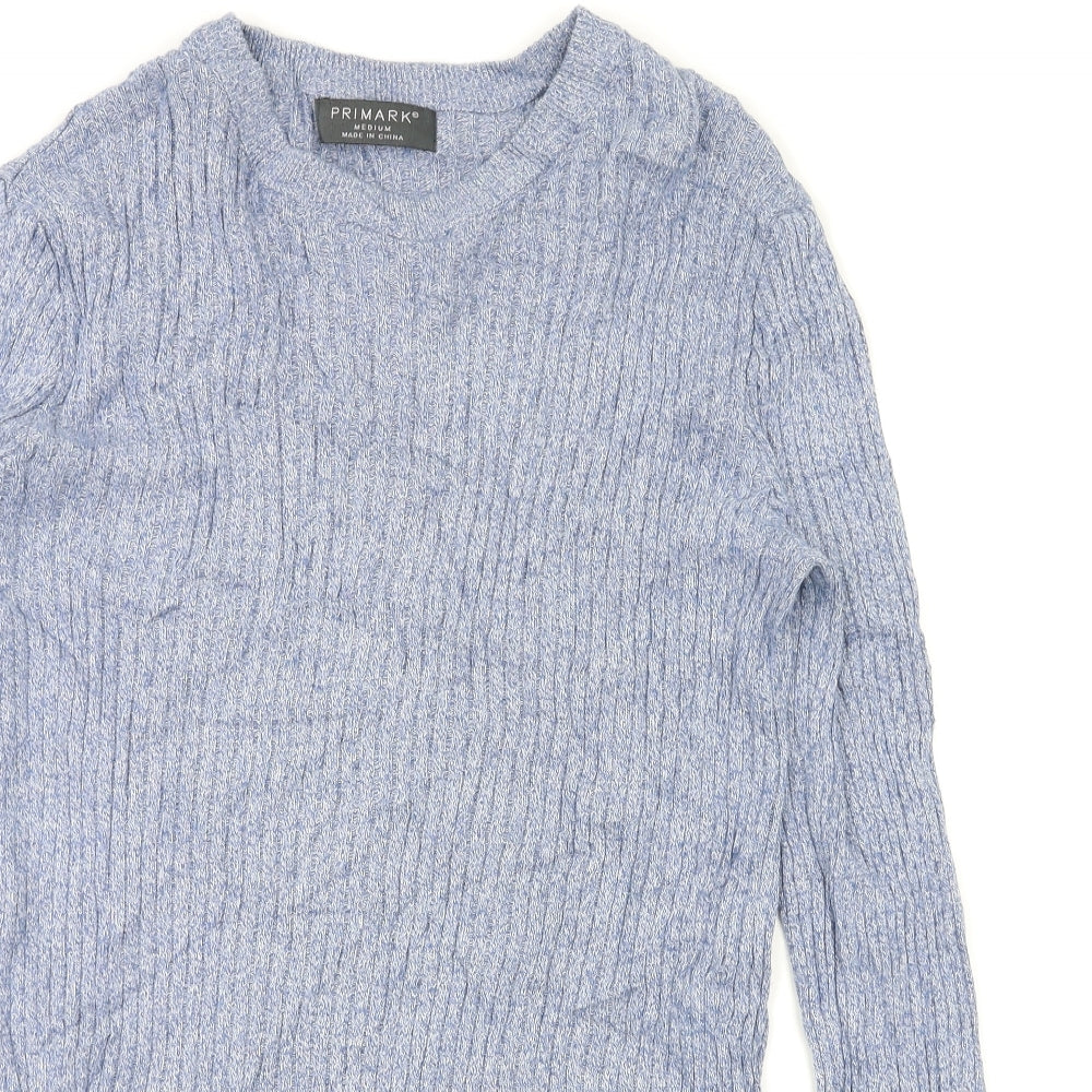 Primark Womens Blue   Pullover Jumper Size M