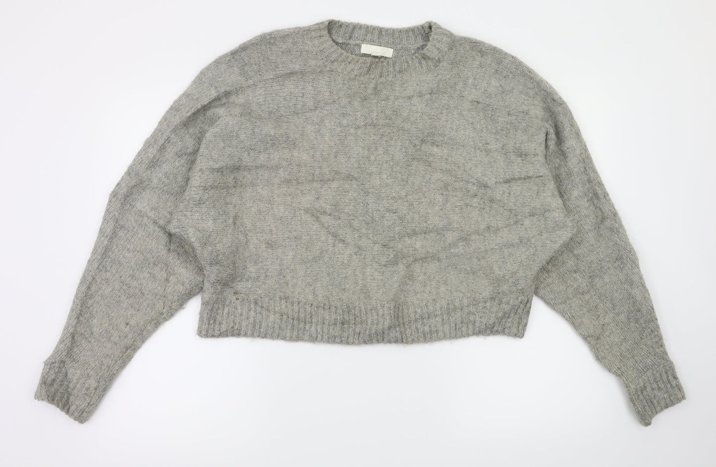 H&M Womens Grey   Pullover Jumper Size S