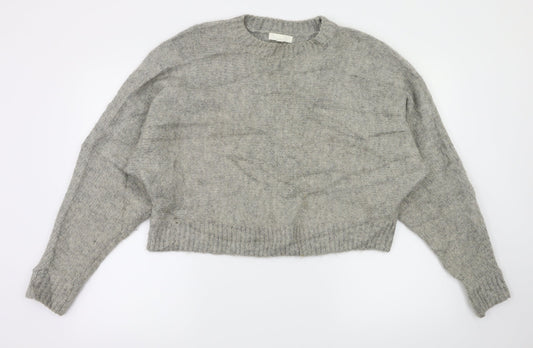 H&M Womens Grey   Pullover Jumper Size S