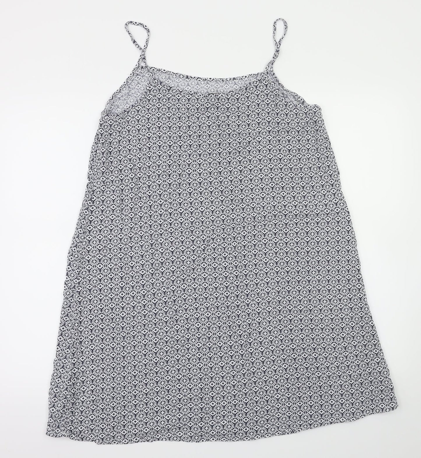 Papaya Womens Blue Argyle/Diamond  Fit & Flare  Size 14