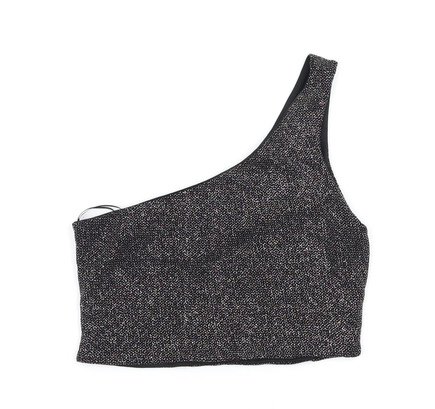 Topshop Womens Black   Basic T-Shirt Size 10
