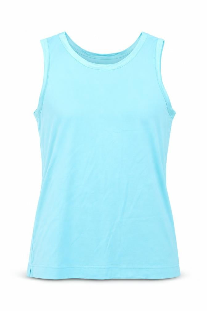 Papillon Womens Blue  Jersey Basic Tank Size M