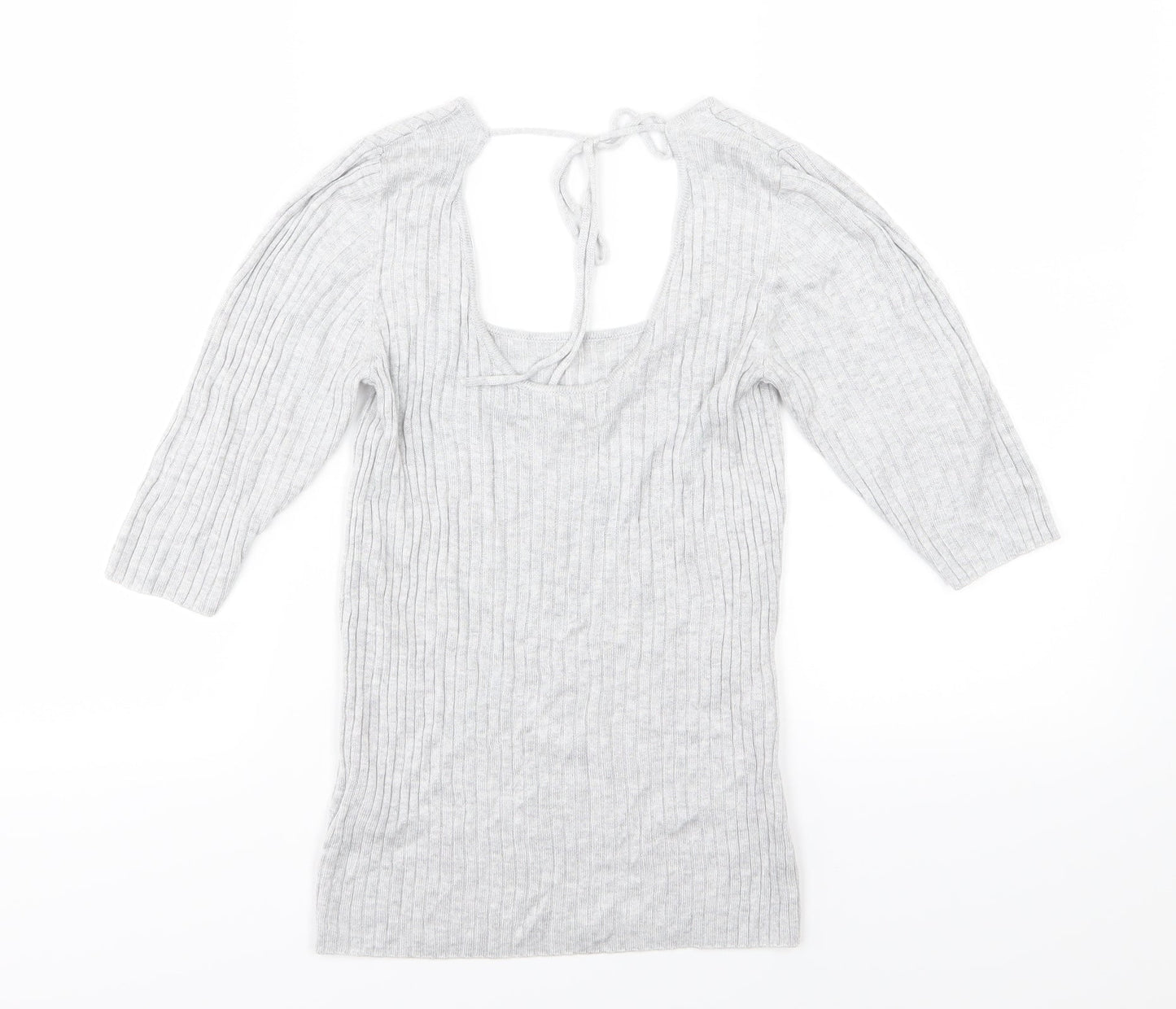 NEXT Womens Grey  Knit Pullover Jumper Size 8
