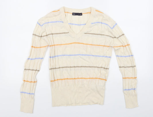 M&S Collection Womens Beige   Pullover Jumper Size S