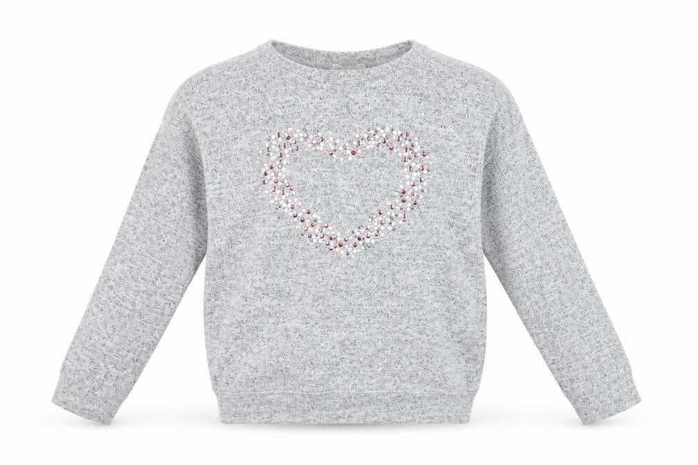 Sweet Millie Girls Grey   Pullover Jumper Size 7 Years