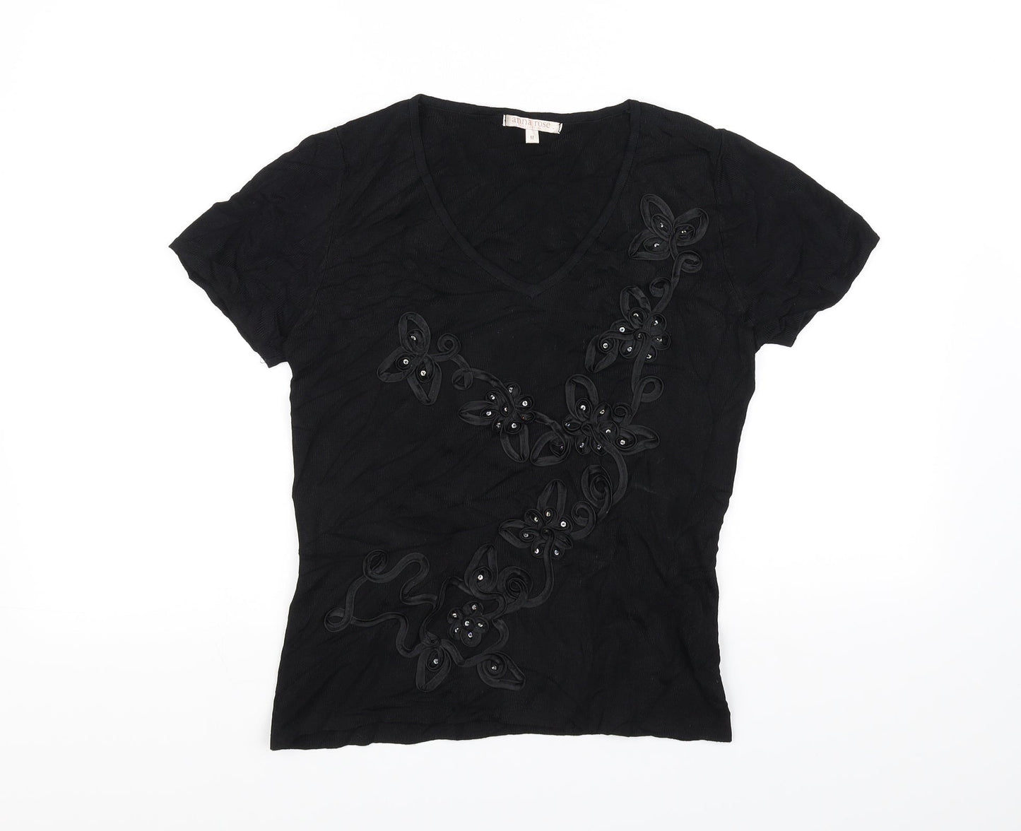 Anne rose Womens Black   Pullover Jumper Size M