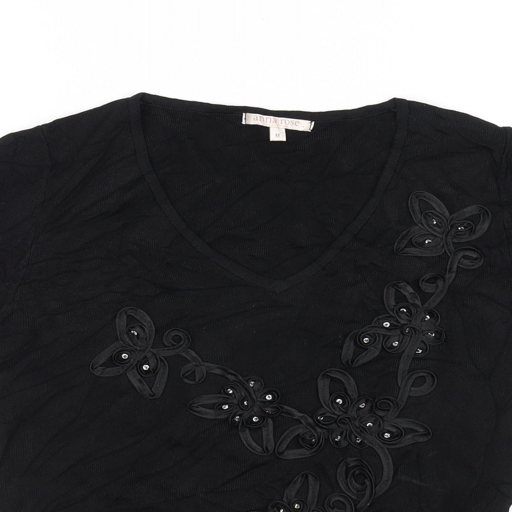 Anne rose Womens Black   Pullover Jumper Size M