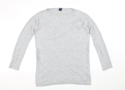 Additional front view of Gap women’s grey jumper, size M