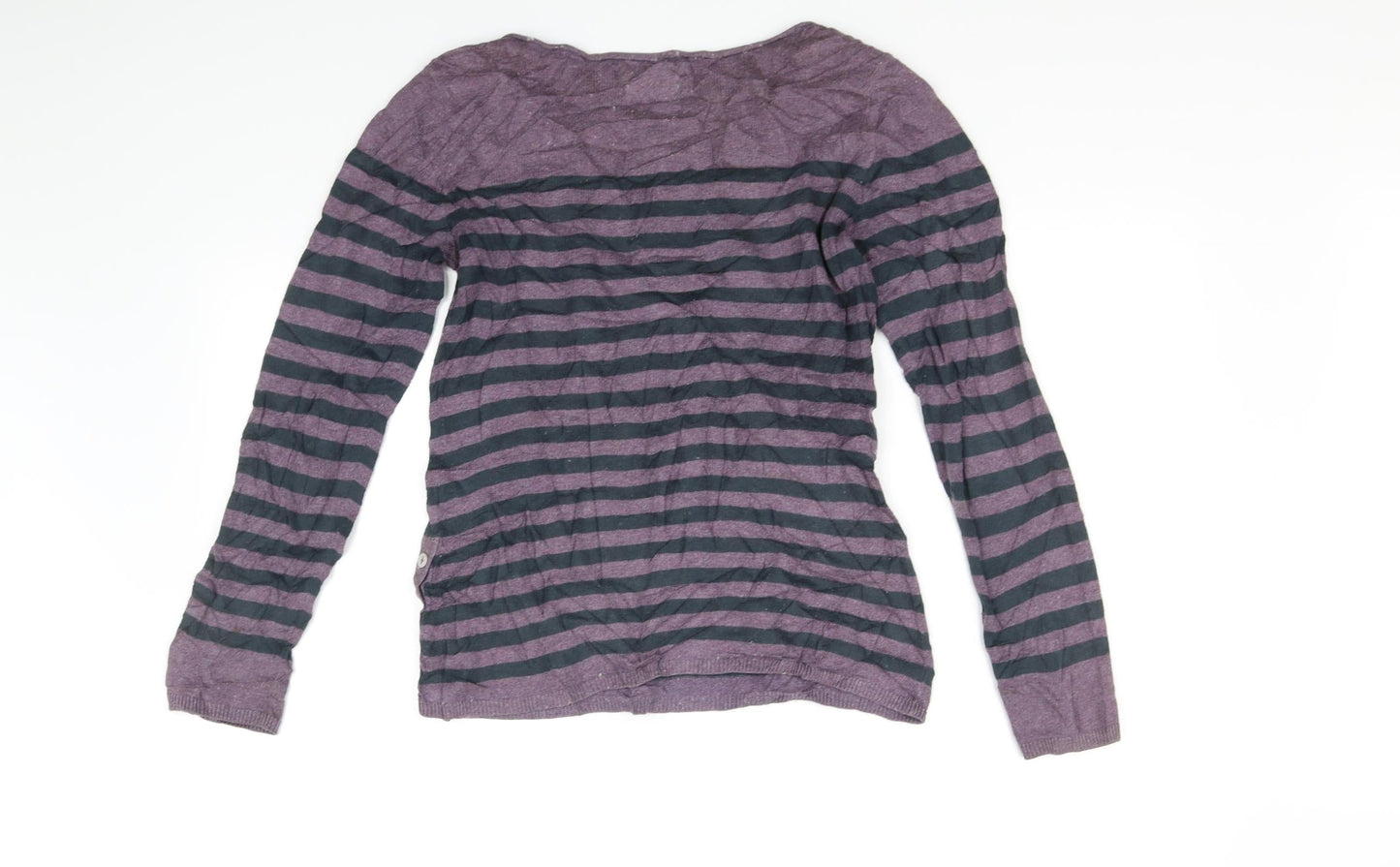 adelaide street Womens Blue Striped  Pullover Jumper Size M