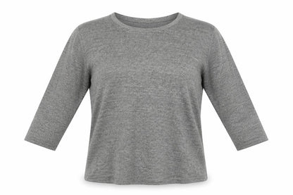 Front view of Tu women’s grey jumper, size UK 12