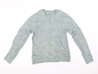 Additional front view of Topman men’s green jumper, size XS