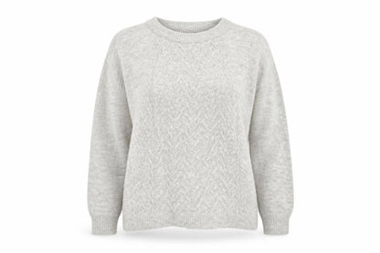 Front view of Tu women’s grey jumper, size UK 10