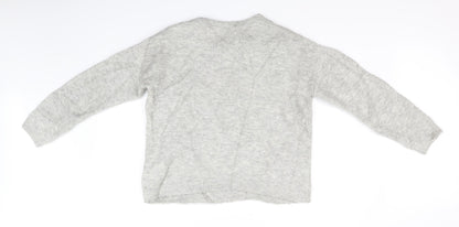 Back view of Tu women’s grey jumper, size UK 10