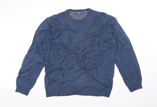 BHS Mens Blue   Pullover Jumper Size L