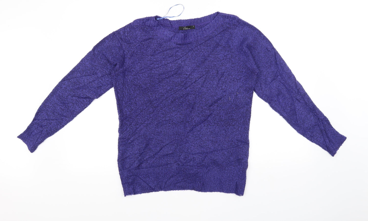 BM Womens Purple   Pullover Jumper Size S
