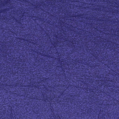 Brand and care label for Bonmarché women’s purple jumper, size S