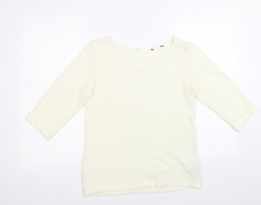 Limited Edition Womens White   Basic Blouse Size 12