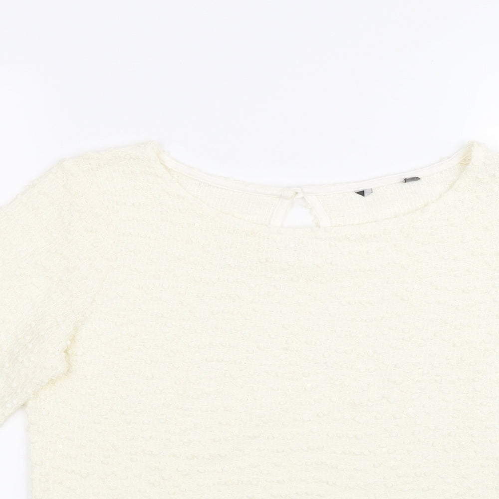 Limited Edition Womens White   Basic Blouse Size 12