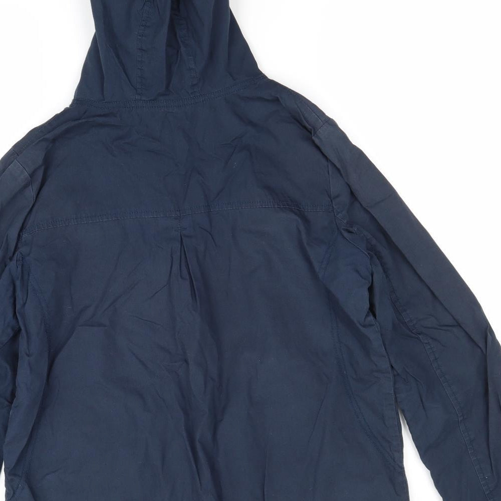 Preworn Womens Blue   Windbreaker Coat Size S