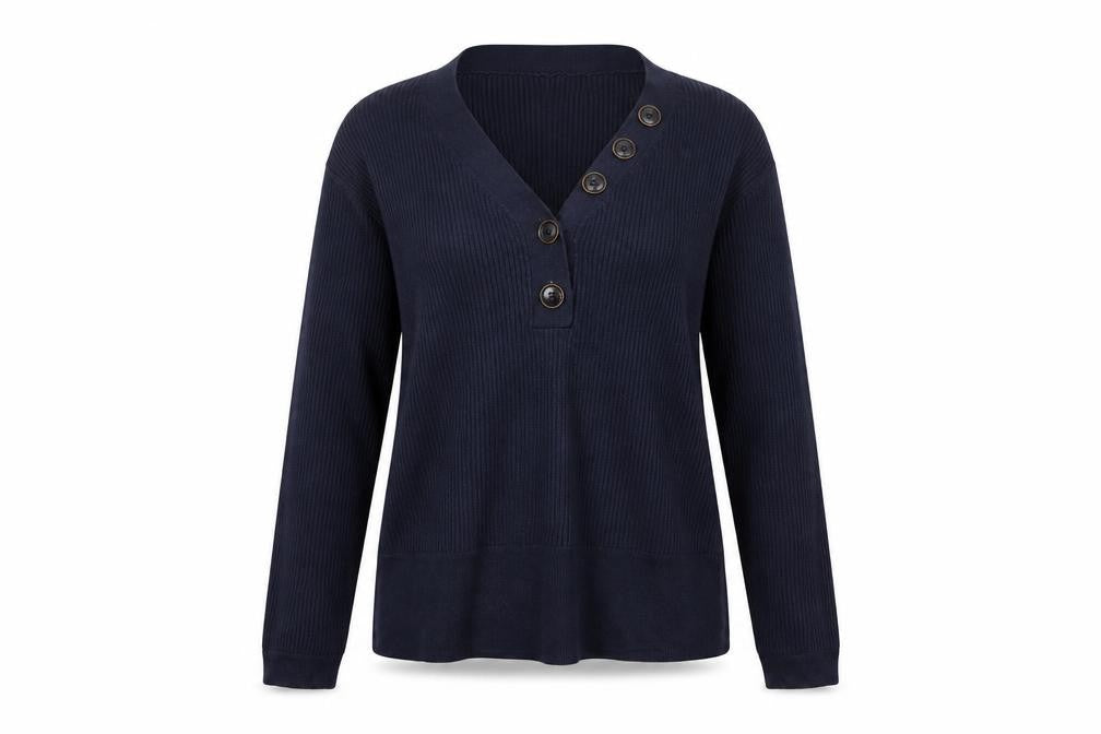 Preworn Womens Blue  Knit Pullover Jumper Size S