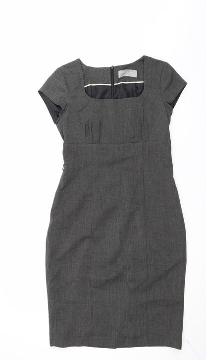 Sophie Grey Womens Grey   A-Line  Size 10