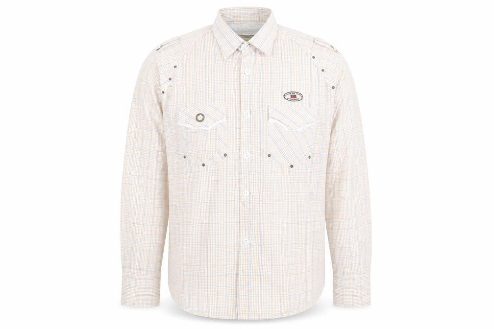 Never Nine Mens Beige    Button-Up Size XL