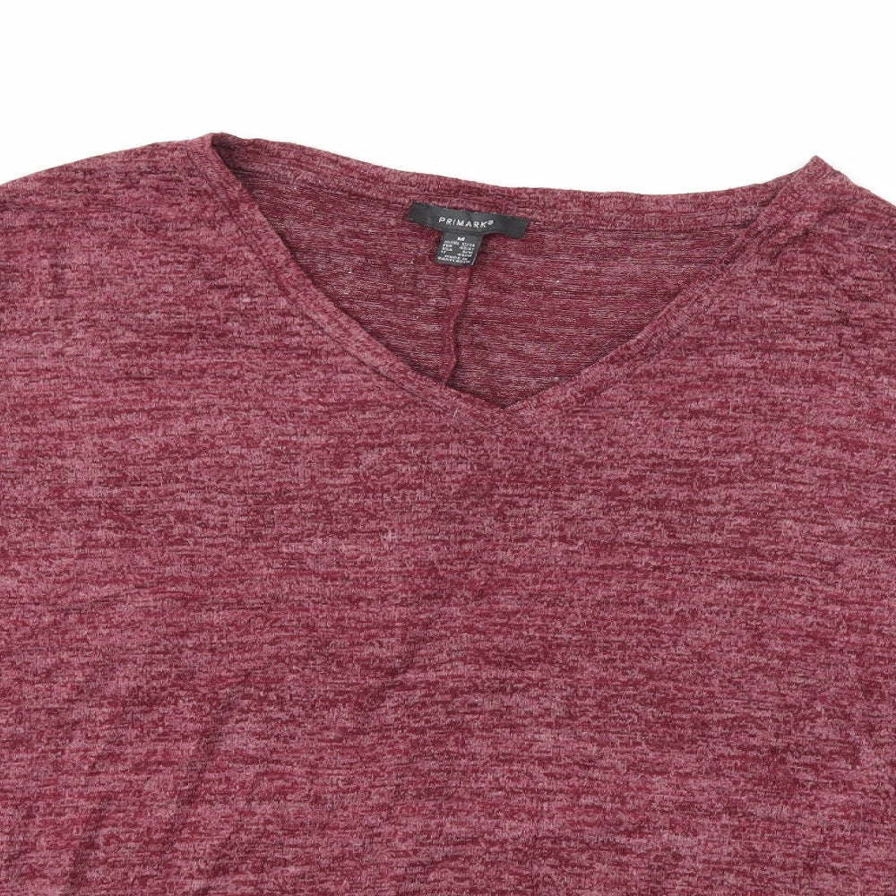 Primark Womens Red  Knit Pullover Jumper Size 12