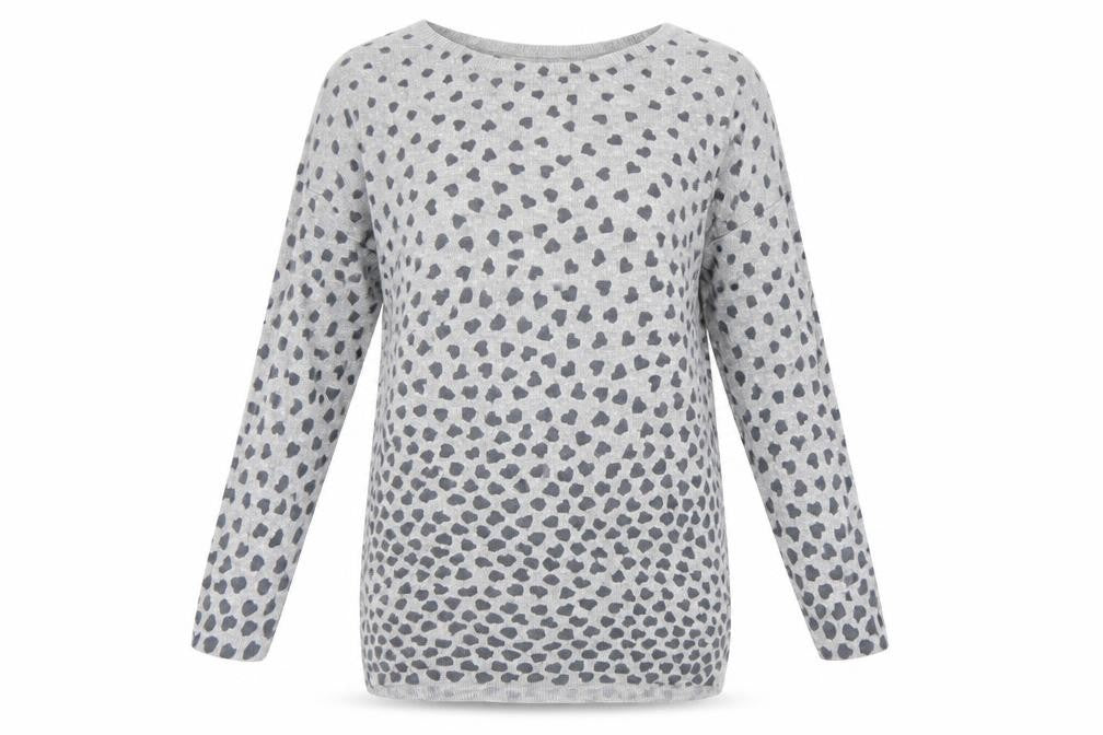 George Womens Grey  Knit Pullover Jumper Size 10