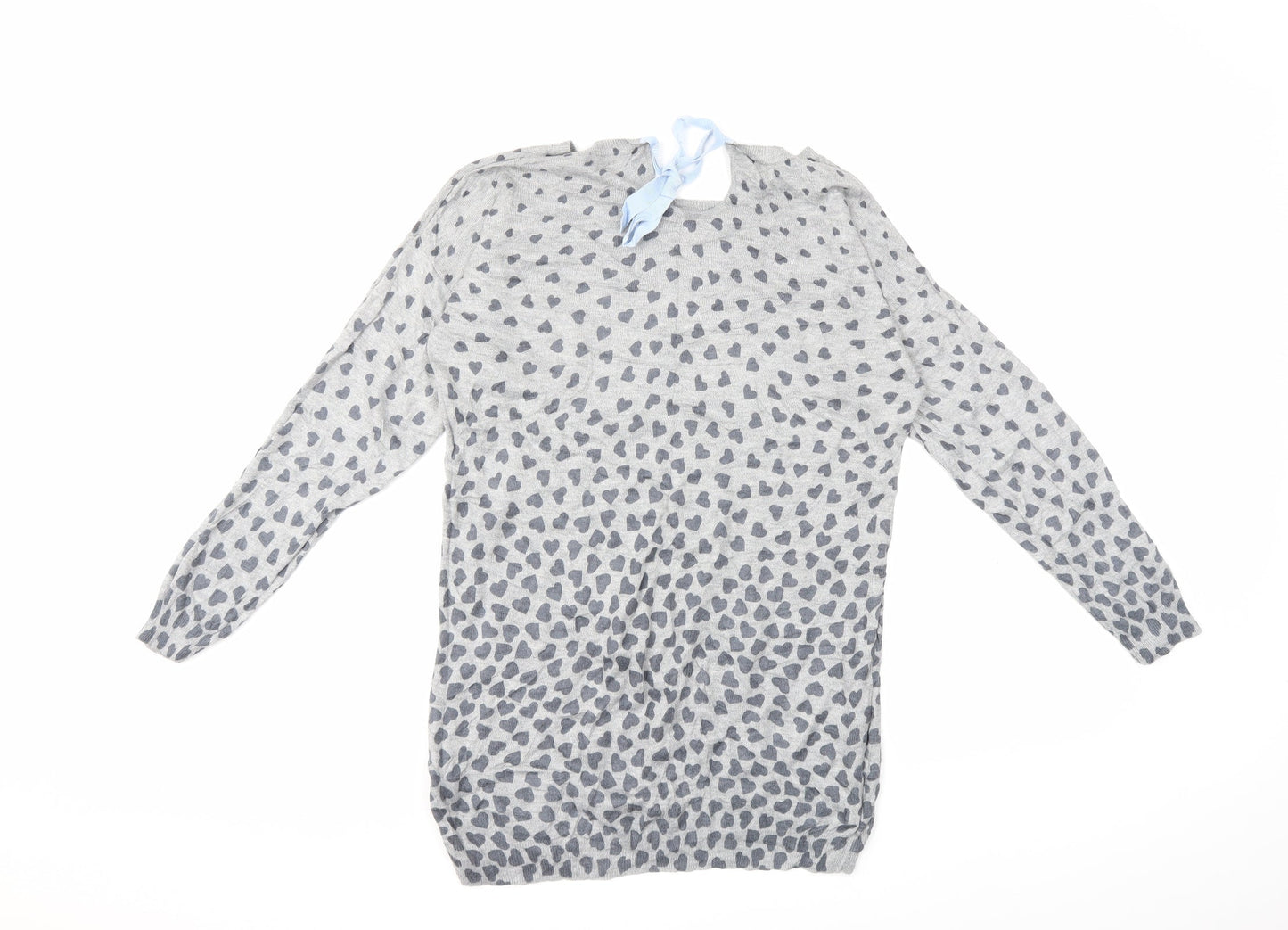 George Womens Grey  Knit Pullover Jumper Size 10
