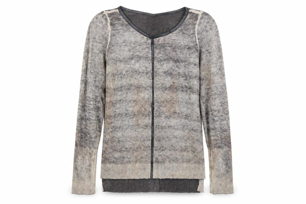 YAYA Womens Grey  Knit Pullover Jumper Size L
