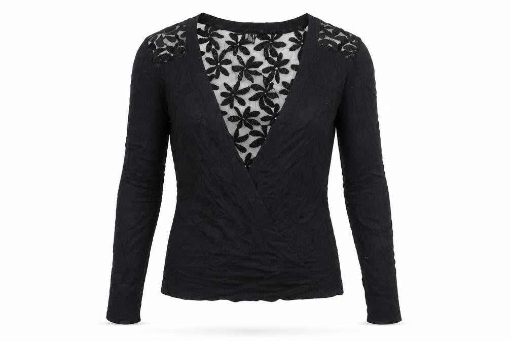 izabel Womens Black  Knit Cardigan Jumper Size 8