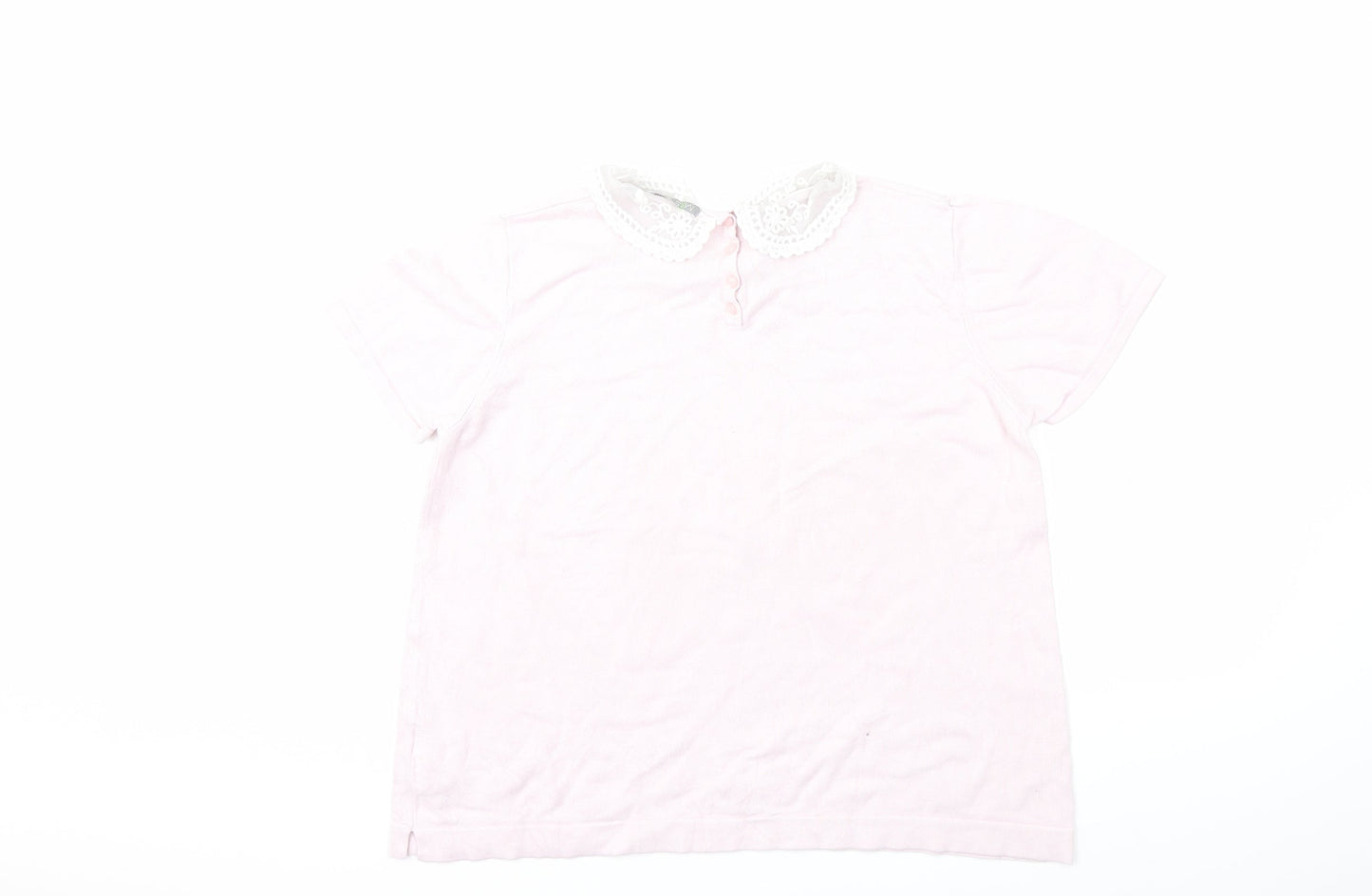 Marks and Spencer Womens Pink  Knit Pullover Jumper Size 16