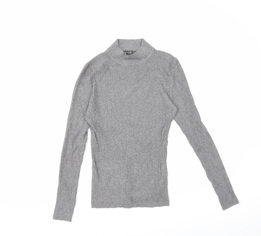 Primark Womens Grey  Knit Pullover Jumper Size 12