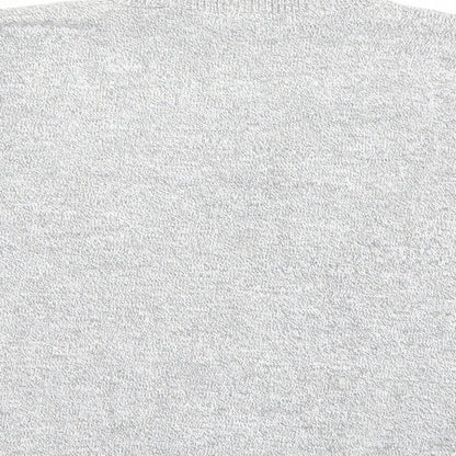 Brand and care label for Pure & Natural women’s grey knit jumper, size M