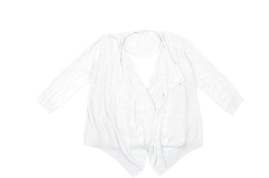Marks and Spencer Womens Grey  Knit Cardigan Jumper Size 8