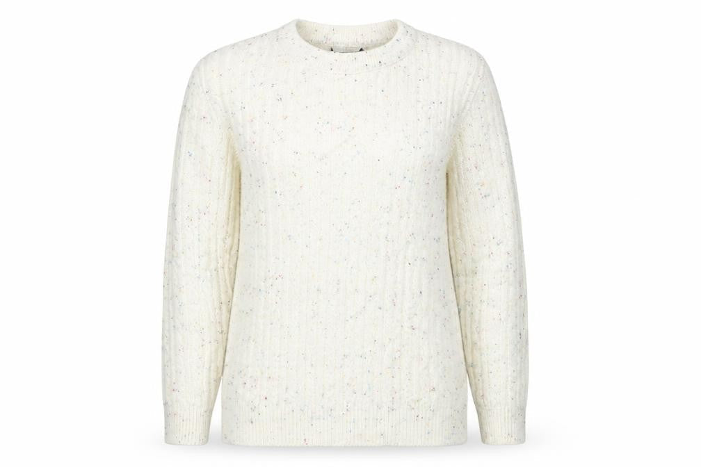 ME Womens Beige  Knit Pullover Jumper Size L