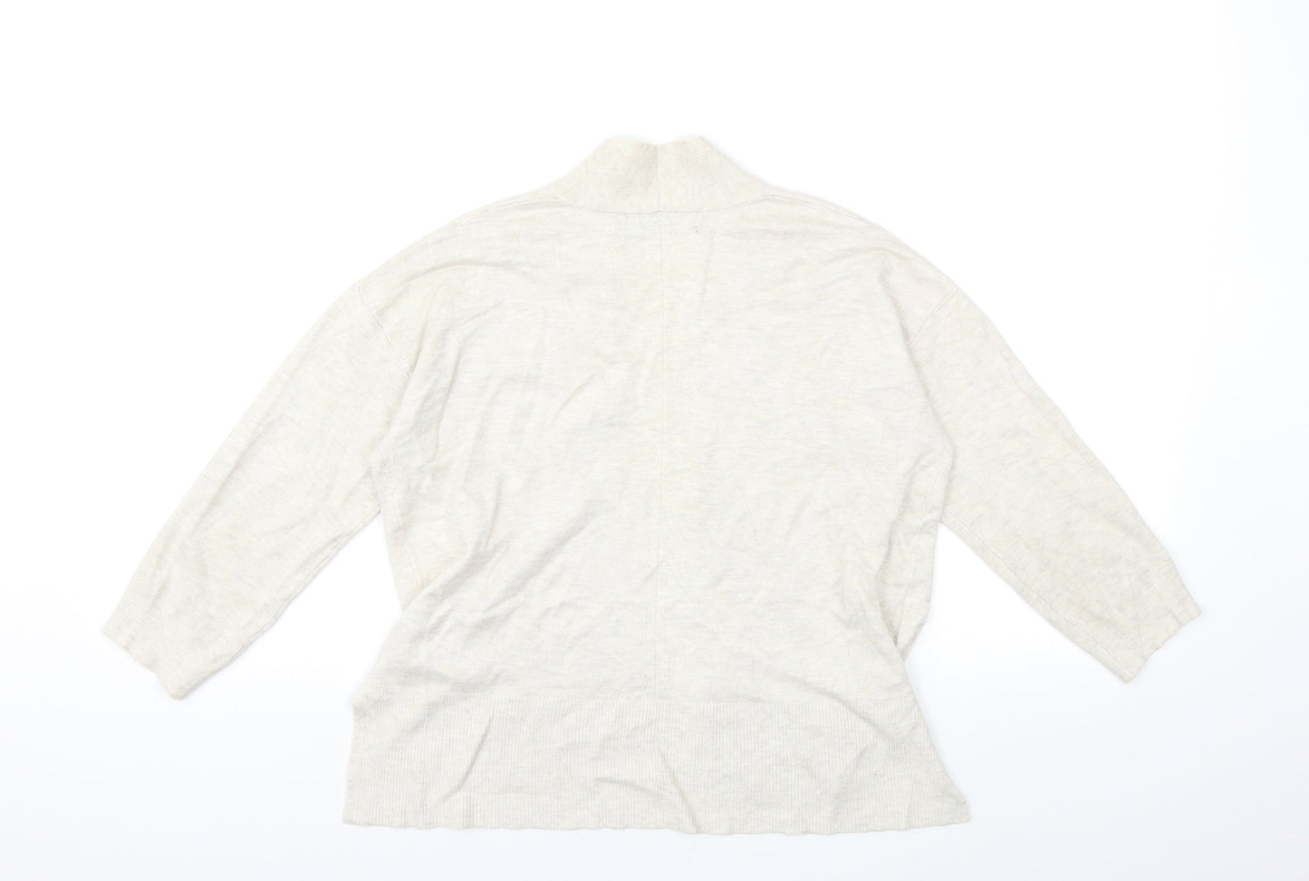George Womens Beige  Knit Cardigan Jumper Size 10