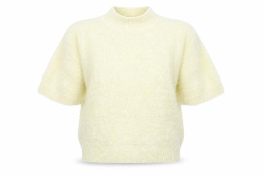 Atmosphere Womens Yellow  Knit Pullover Jumper Size 8