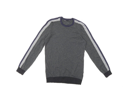 Additional front view of Marks & Spencer men’s grey knit jumper, size XS