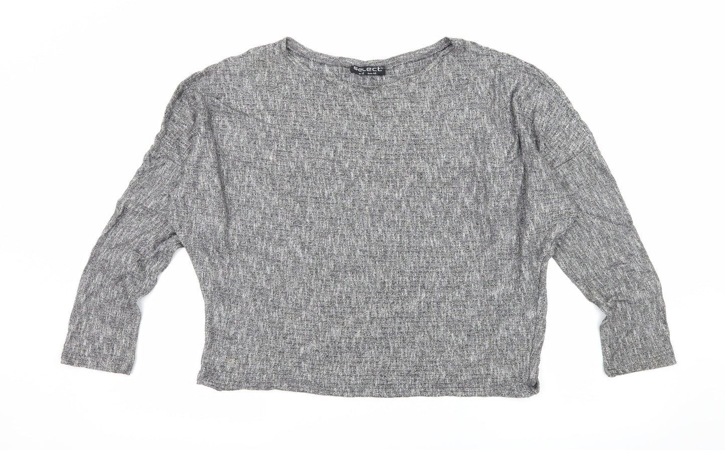 Select Womens Grey  Knit Pullover Jumper Size 12